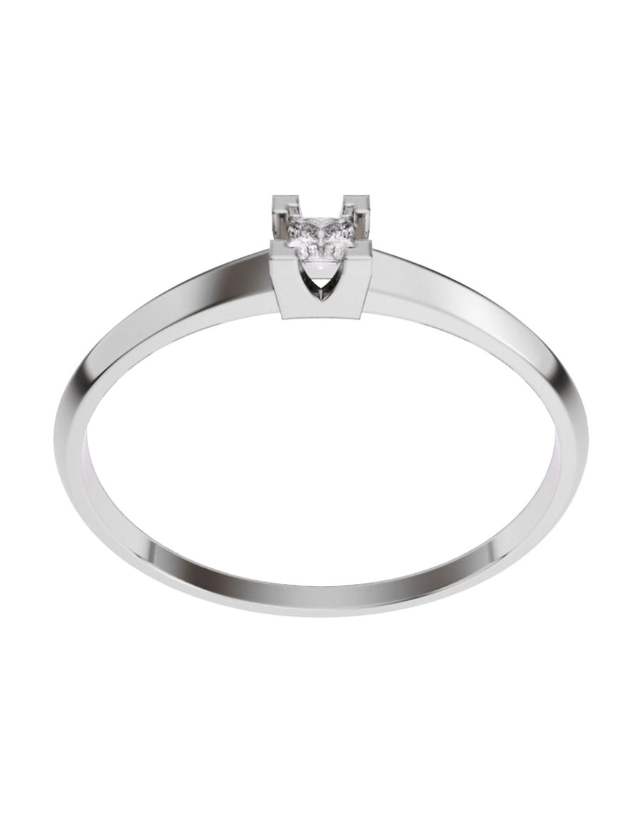 ANILLO DE ORO CON CIRCONIA