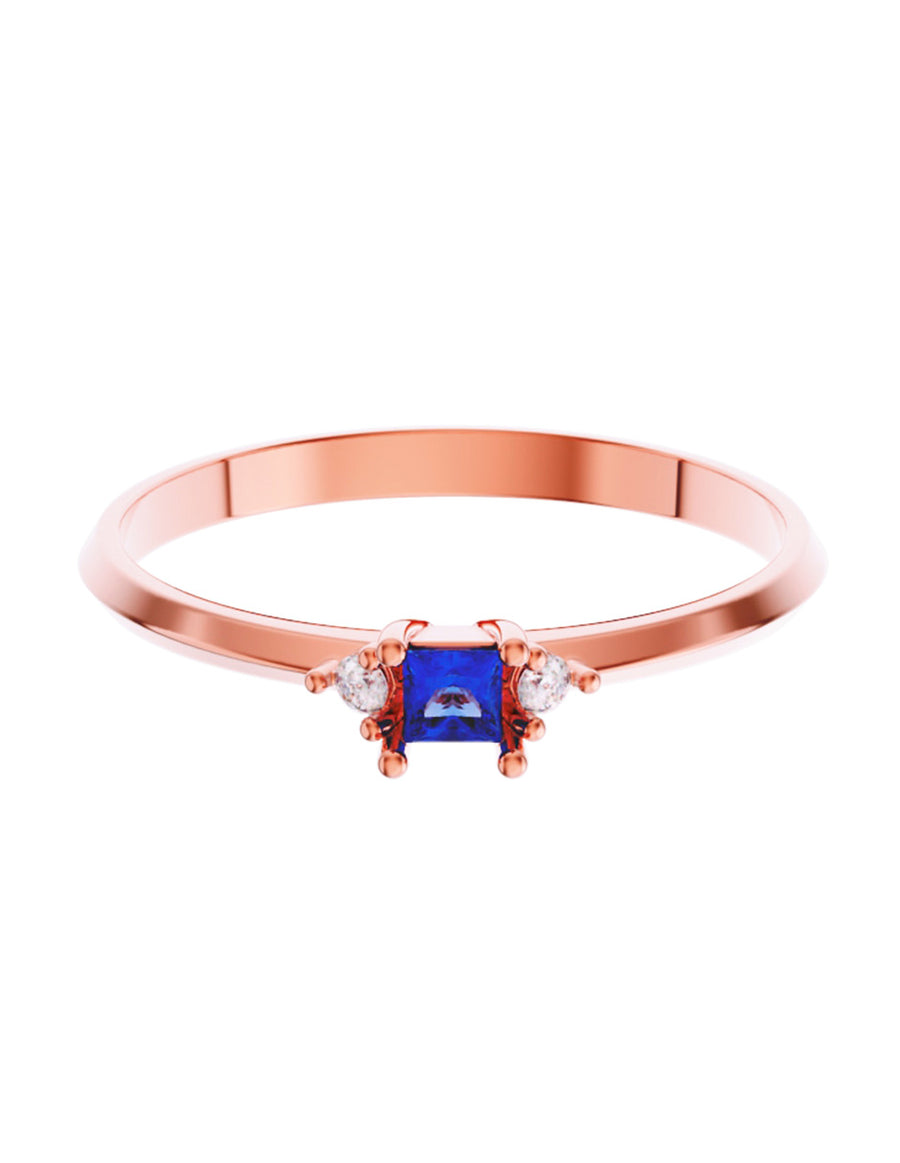 ANILLO DE ORO CON CIRCONIA