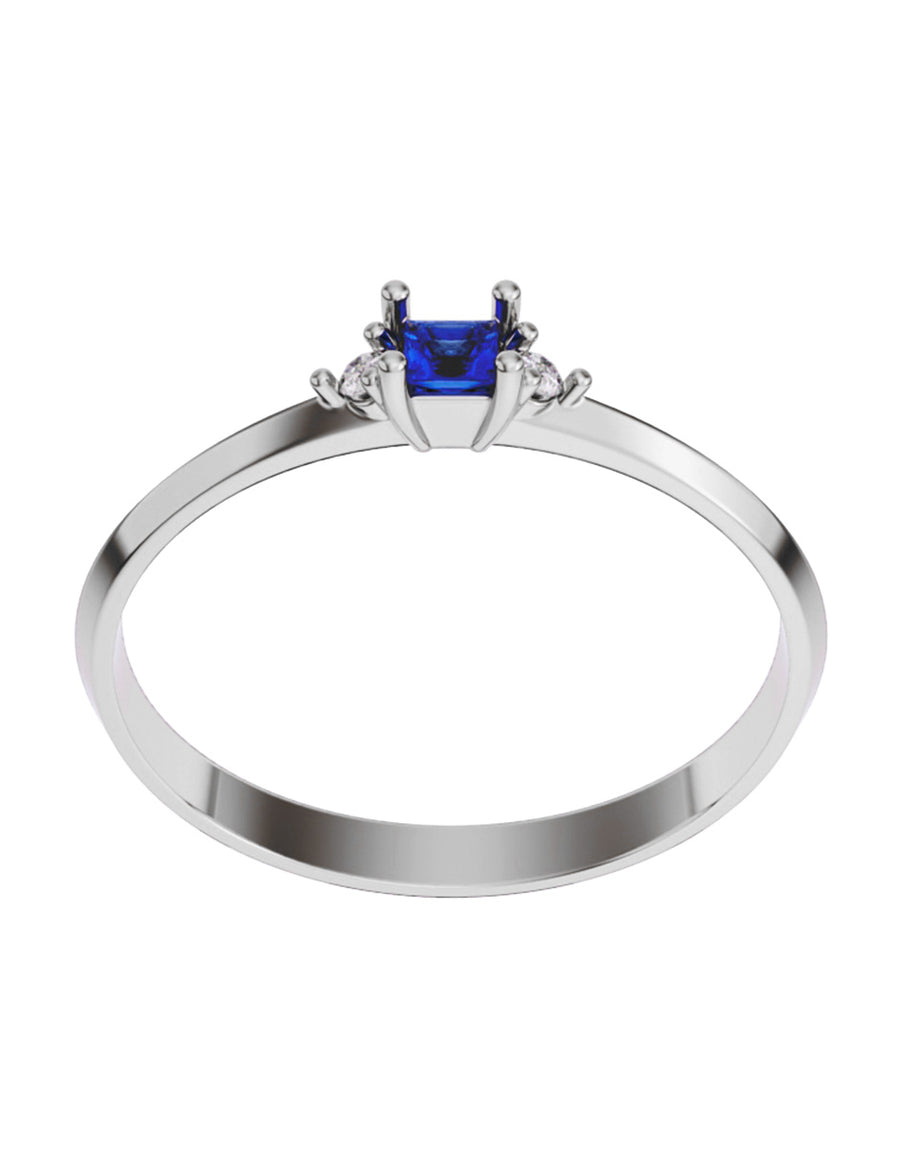 ANILLO DE ORO CON CIRCONIA