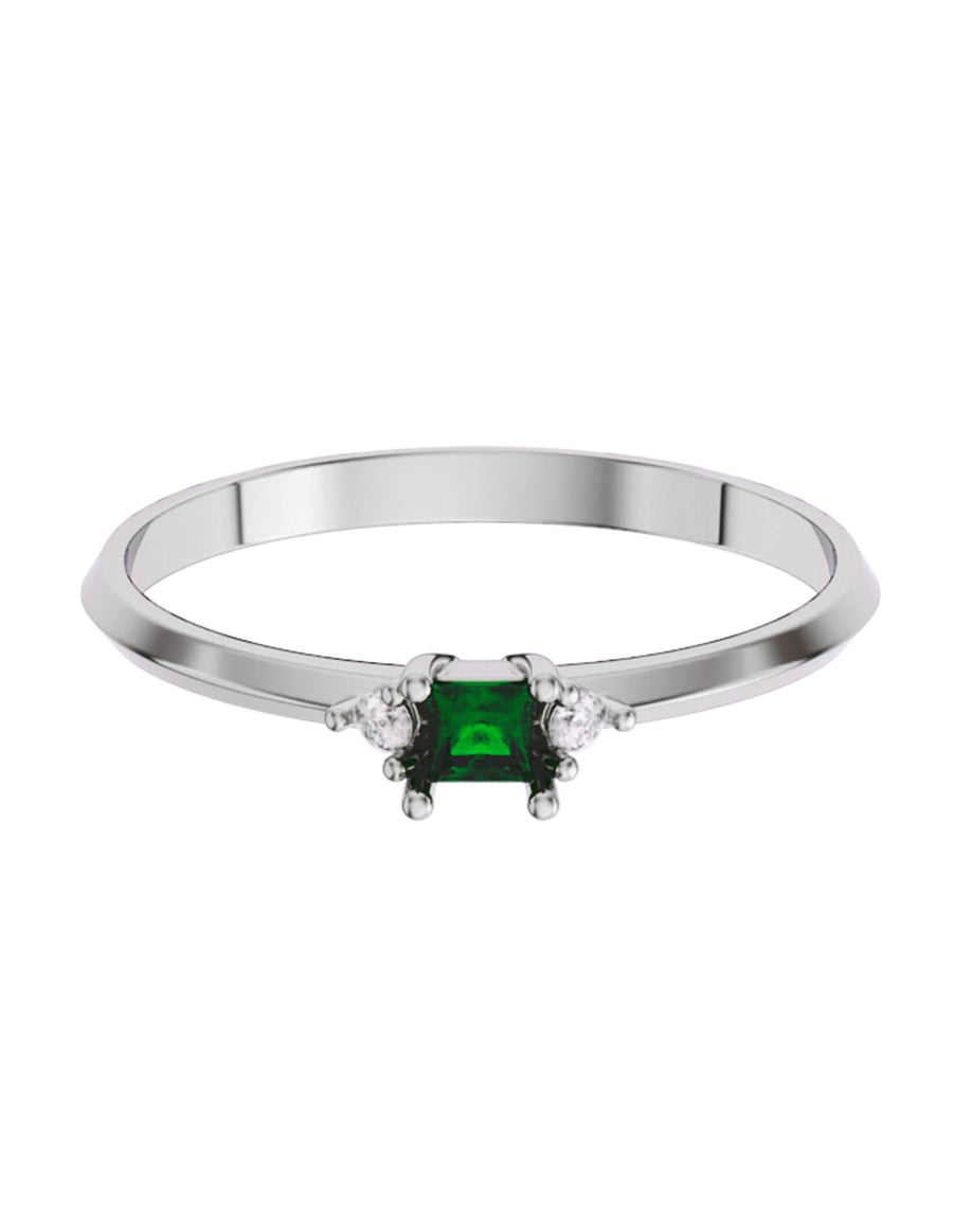 ANILLO DE ORO CON CIRCONIA