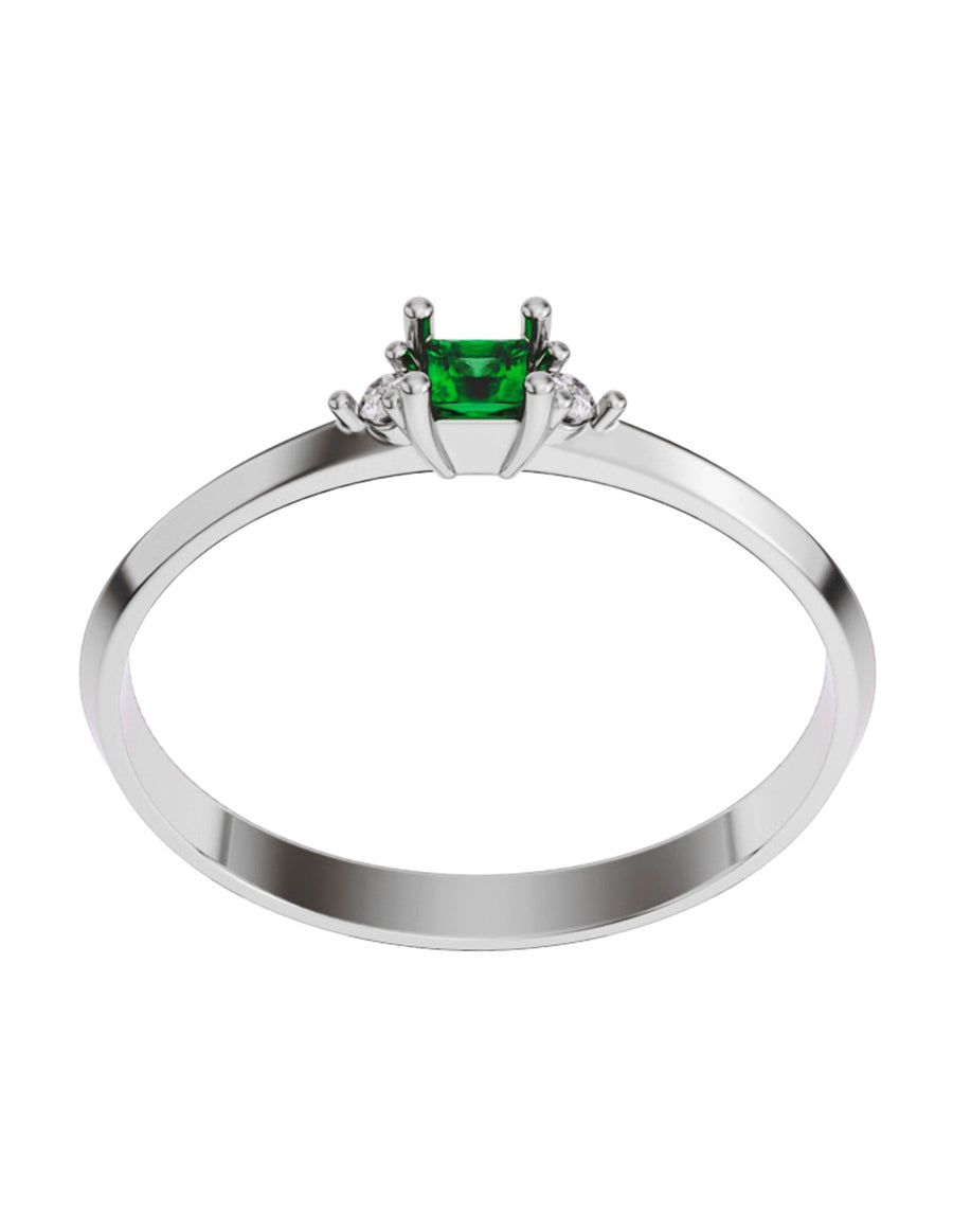 ANILLO DE ORO CON CIRCONIA