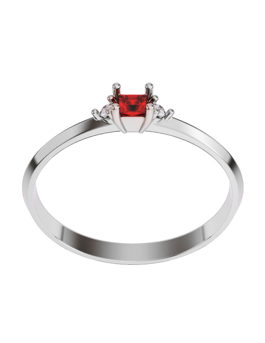 ANILLO DE ORO CON CIRCONIA