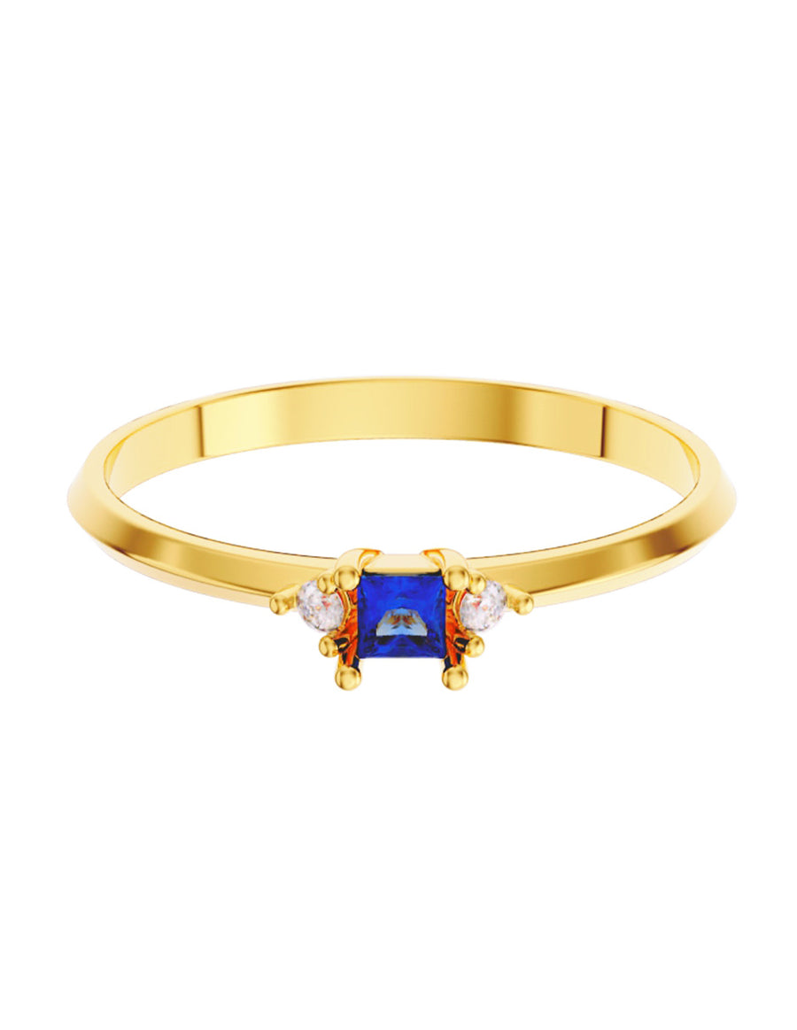 ANILLO DE ORO CON CIRCONIA