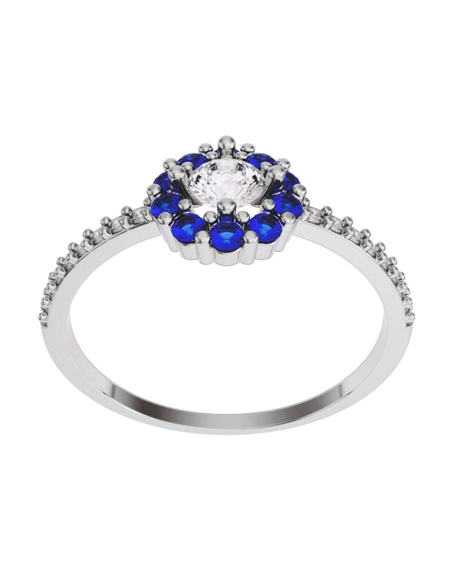 ANILLO DE ORO CON CIRCONIA