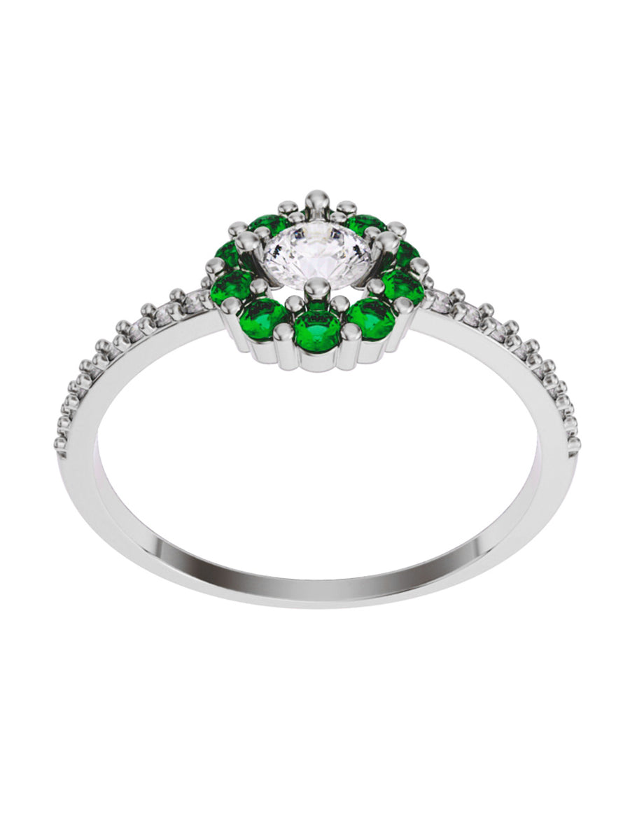 ANILLO DE ORO CON CIRCONIA