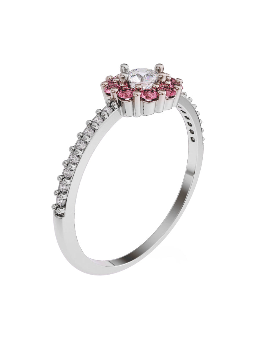 ANILLO DE ORO CON CIRCONIA