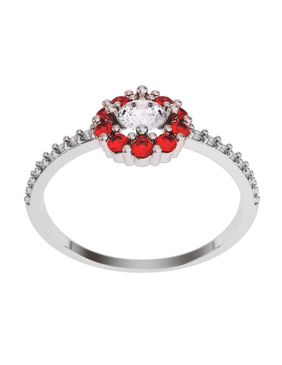 ANILLO DE ORO CON CIRCONIA