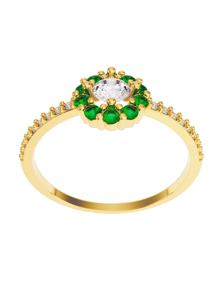 ANILLO DE ORO CON CIRCONIA