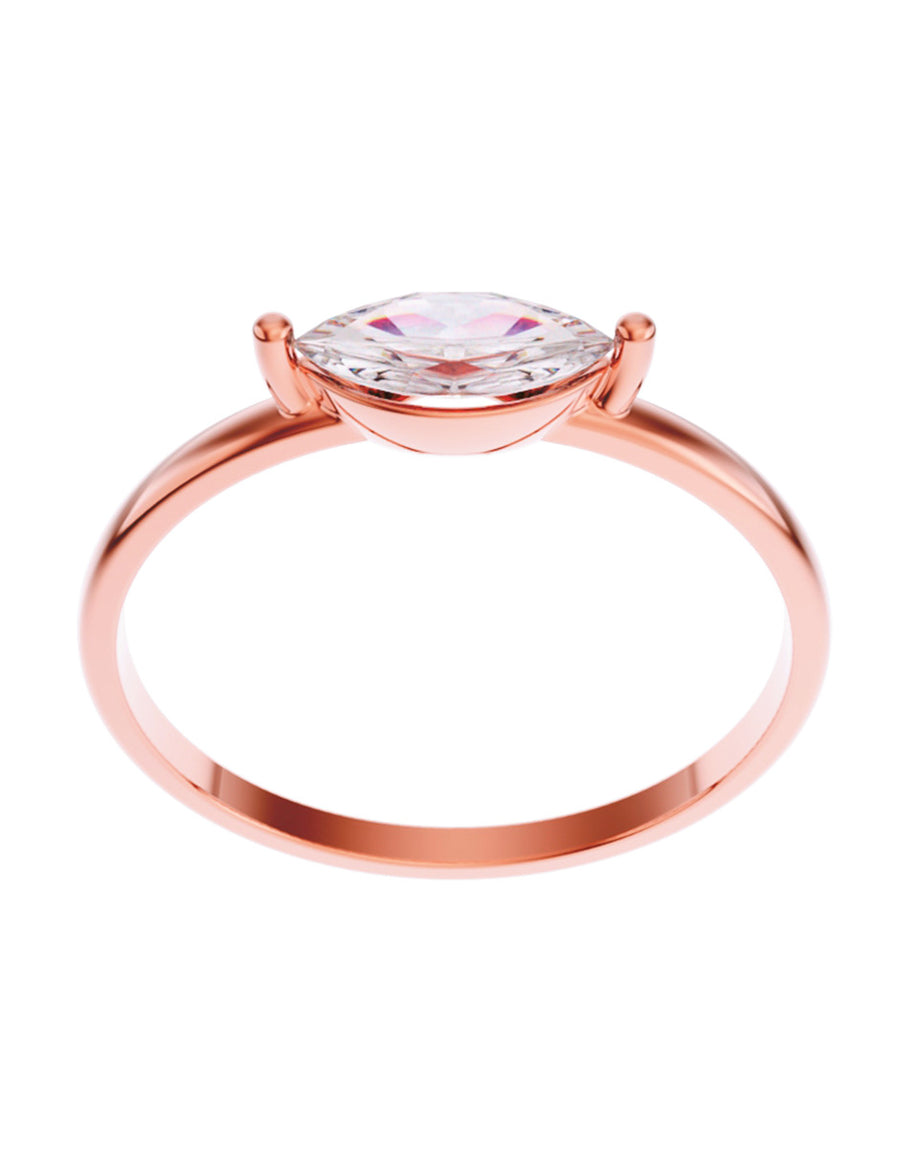 ANILLO DE ORO CON CIRCONIA