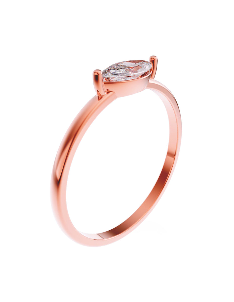 ANILLO DE ORO CON CIRCONIA