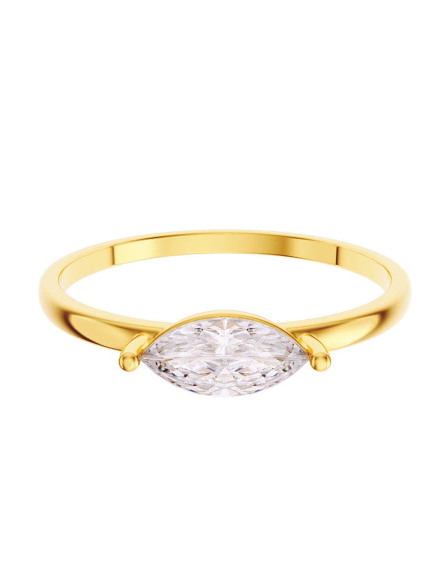 ANILLO DE ORO CON CIRCONIA