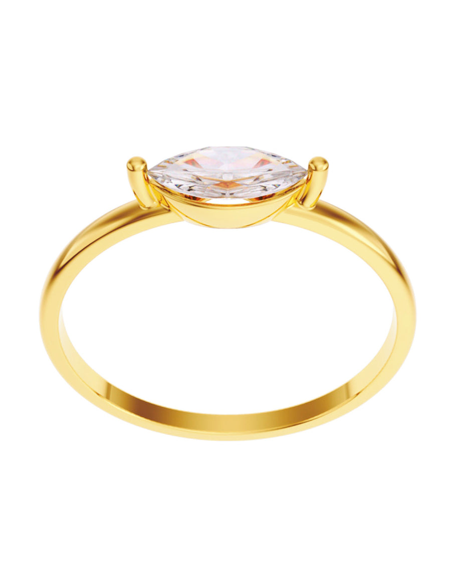 ANILLO DE ORO CON CIRCONIA