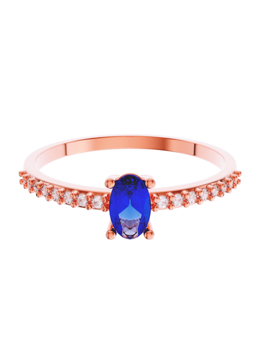 ANILLO DE ORO CON CIRCONIA