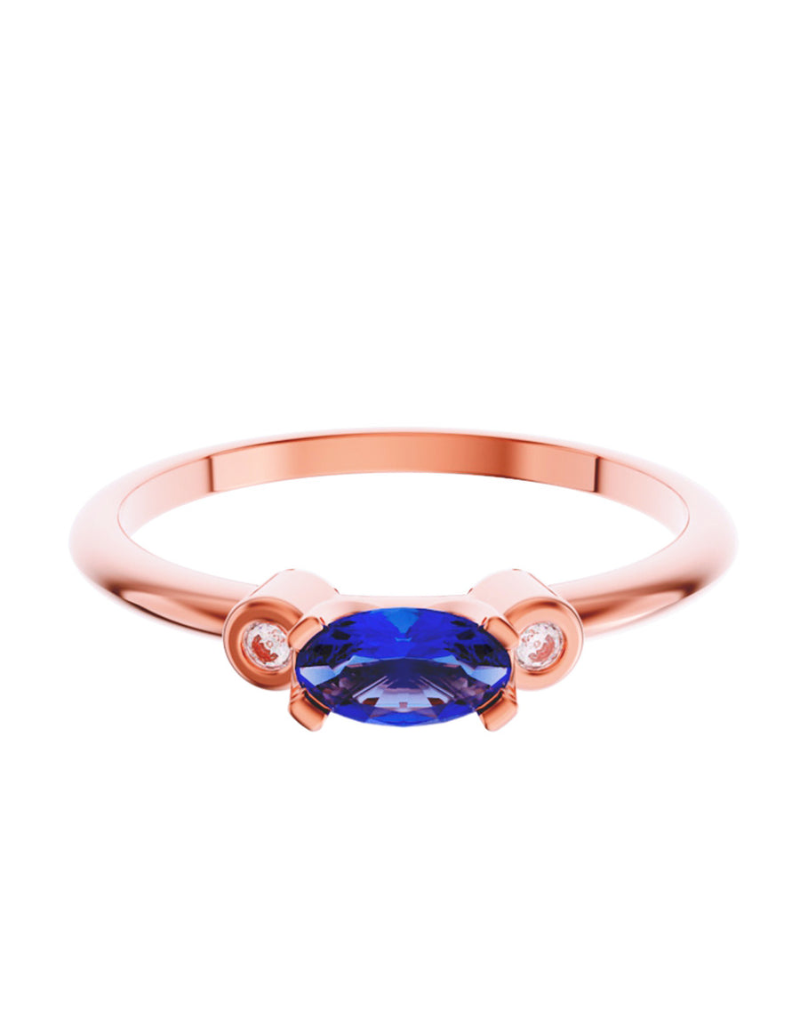 ANILLO DE ORO CON CIRCONIA