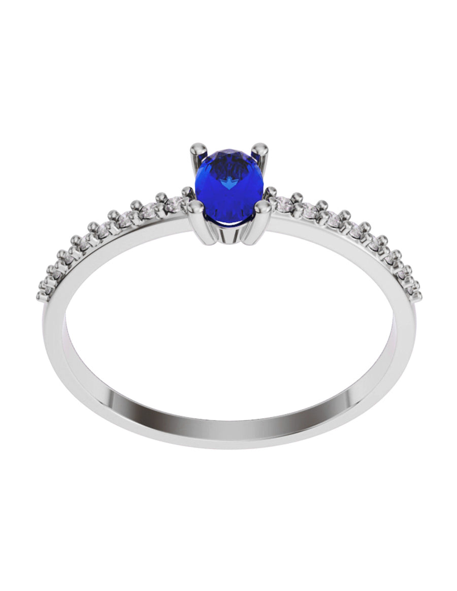 ANILLO DE ORO CON CIRCONIA