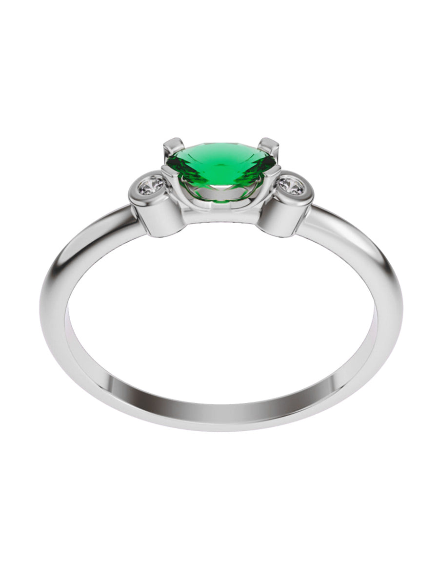 ANILLO DE ORO CON CIRCONIA