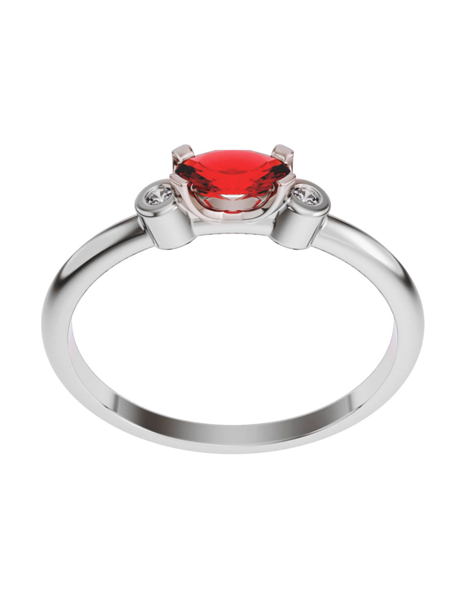 ANILLO DE ORO CON CIRCONIA