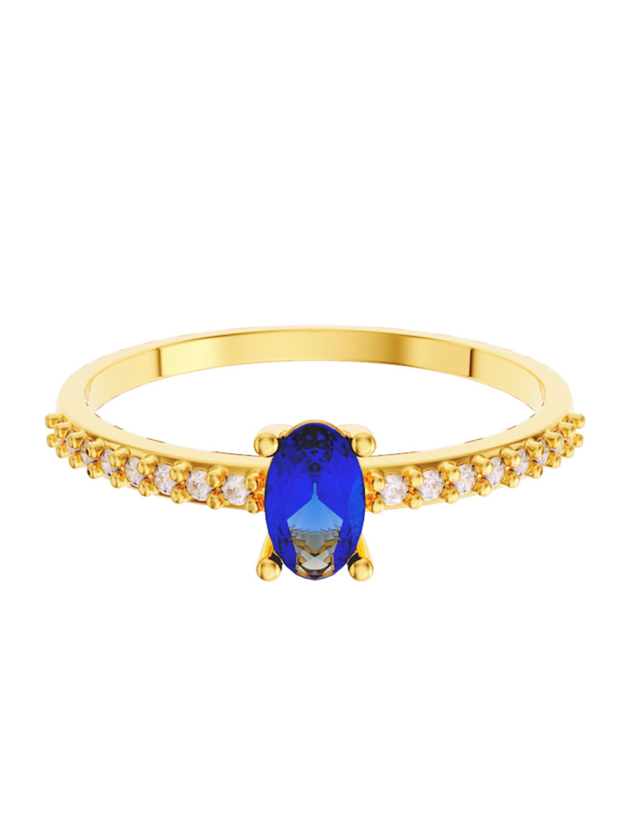 ANILLO DE ORO CON CIRCONIA
