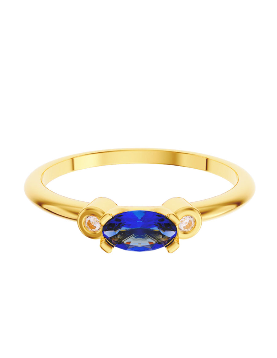 ANILLO DE ORO CON CIRCONIA