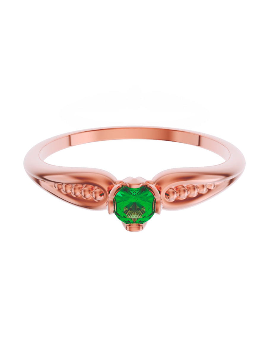 ANILLO DE ORO CON CIRCONIA