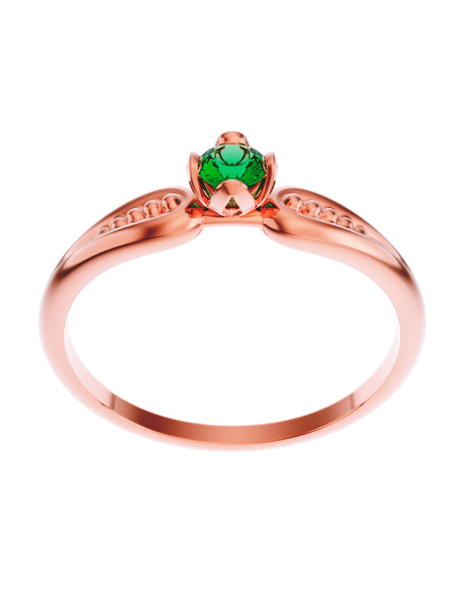 ANILLO DE ORO CON CIRCONIA