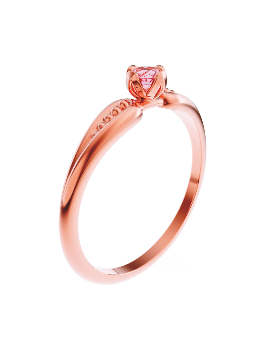 ANILLO DE ORO CON CIRCONIA