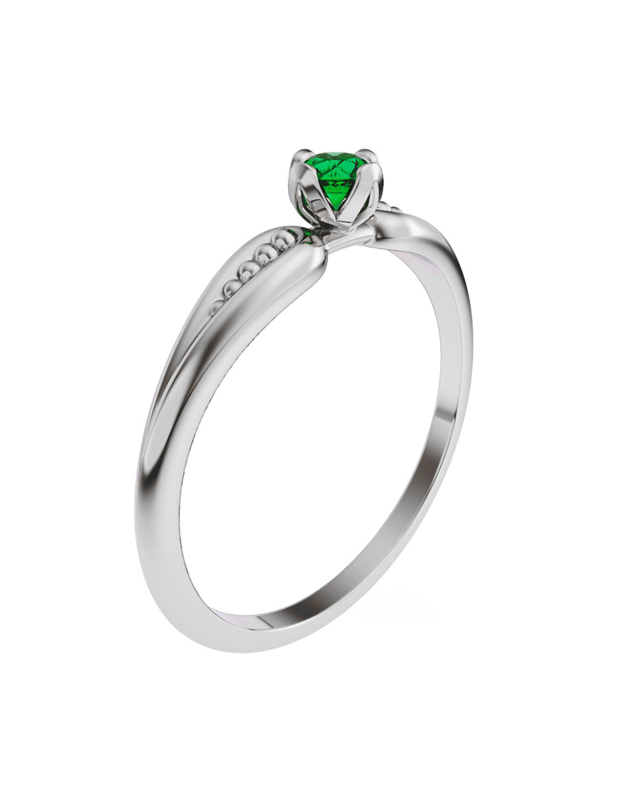 ANILLO DE ORO CON CIRCONIA