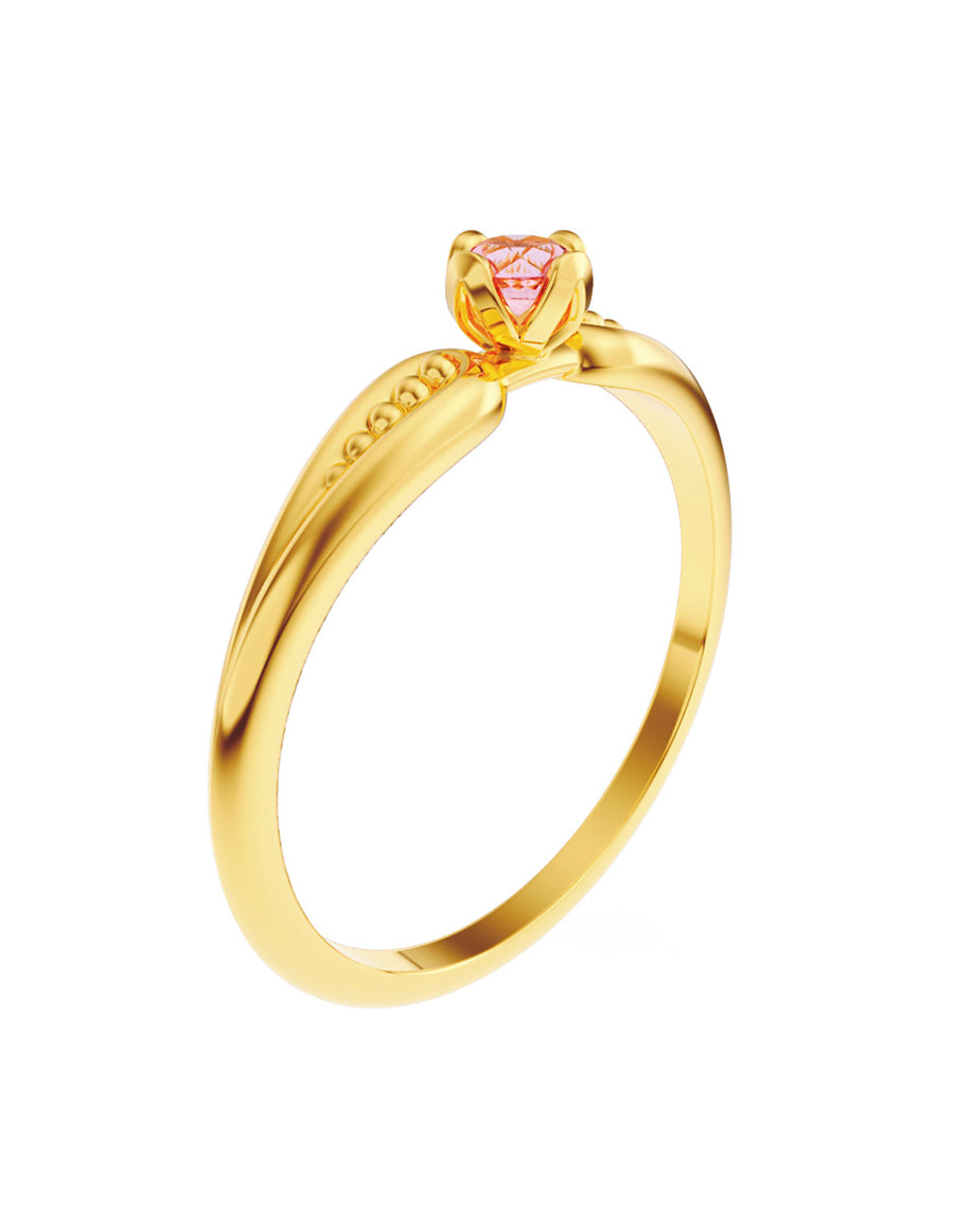 ANILLO DE ORO CON CIRCONIA