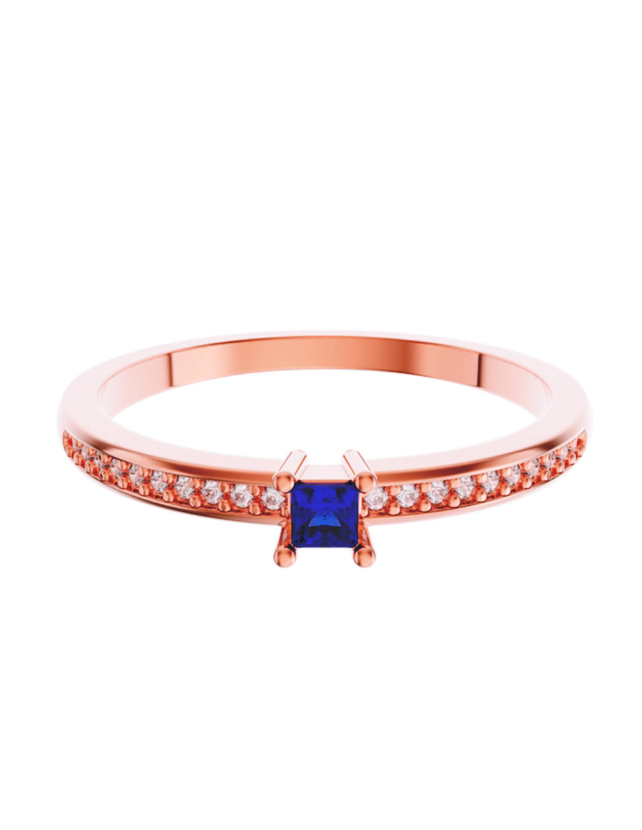 ANILLO DE ORO CON CIRCONIA