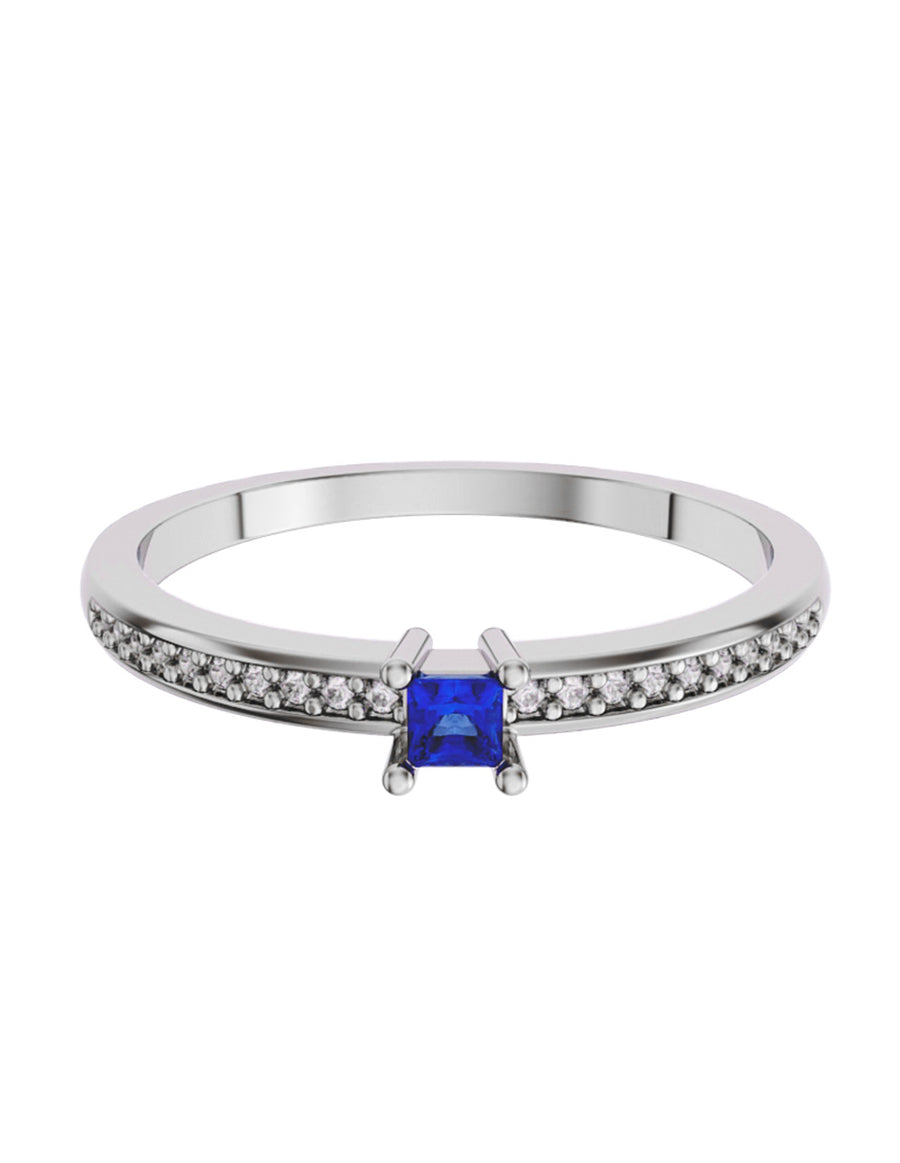 ANILLO DE ORO CON CIRCONIA