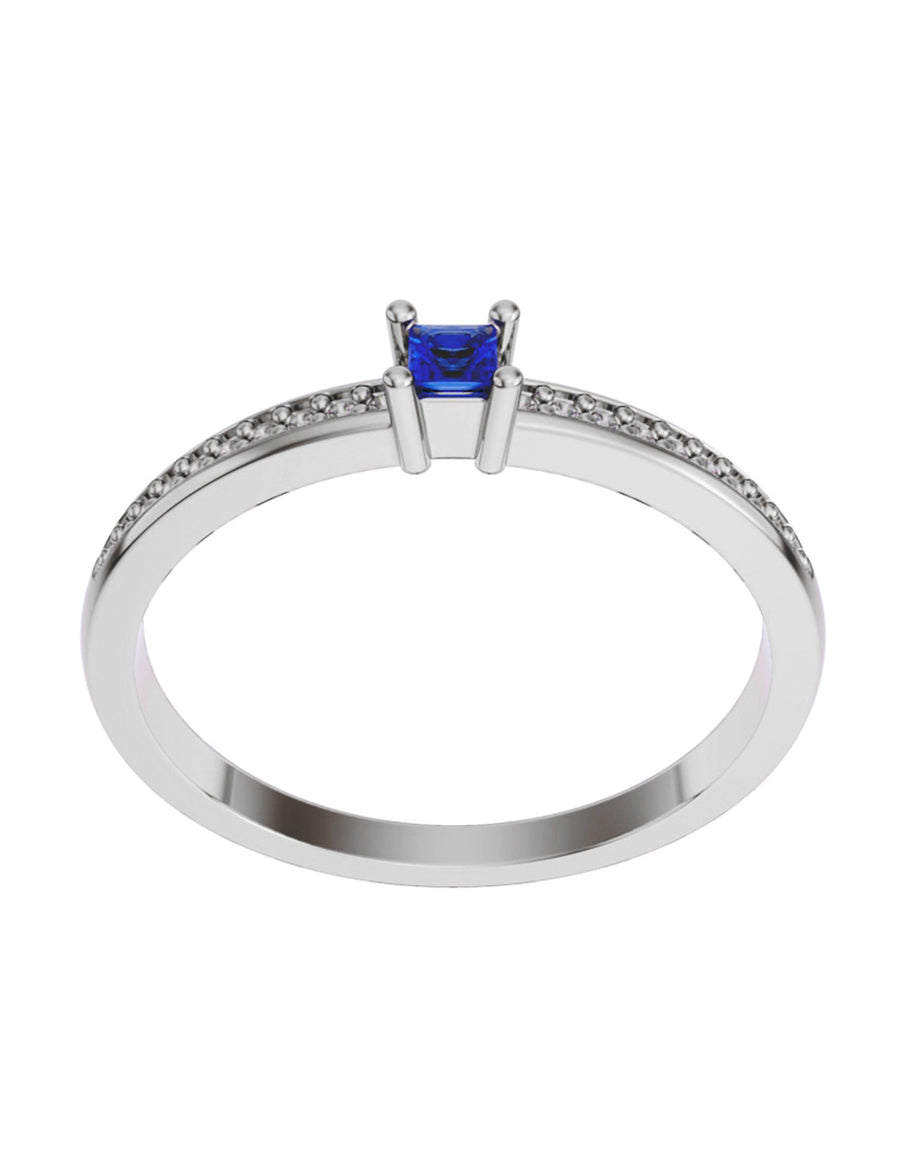 ANILLO DE ORO CON CIRCONIA