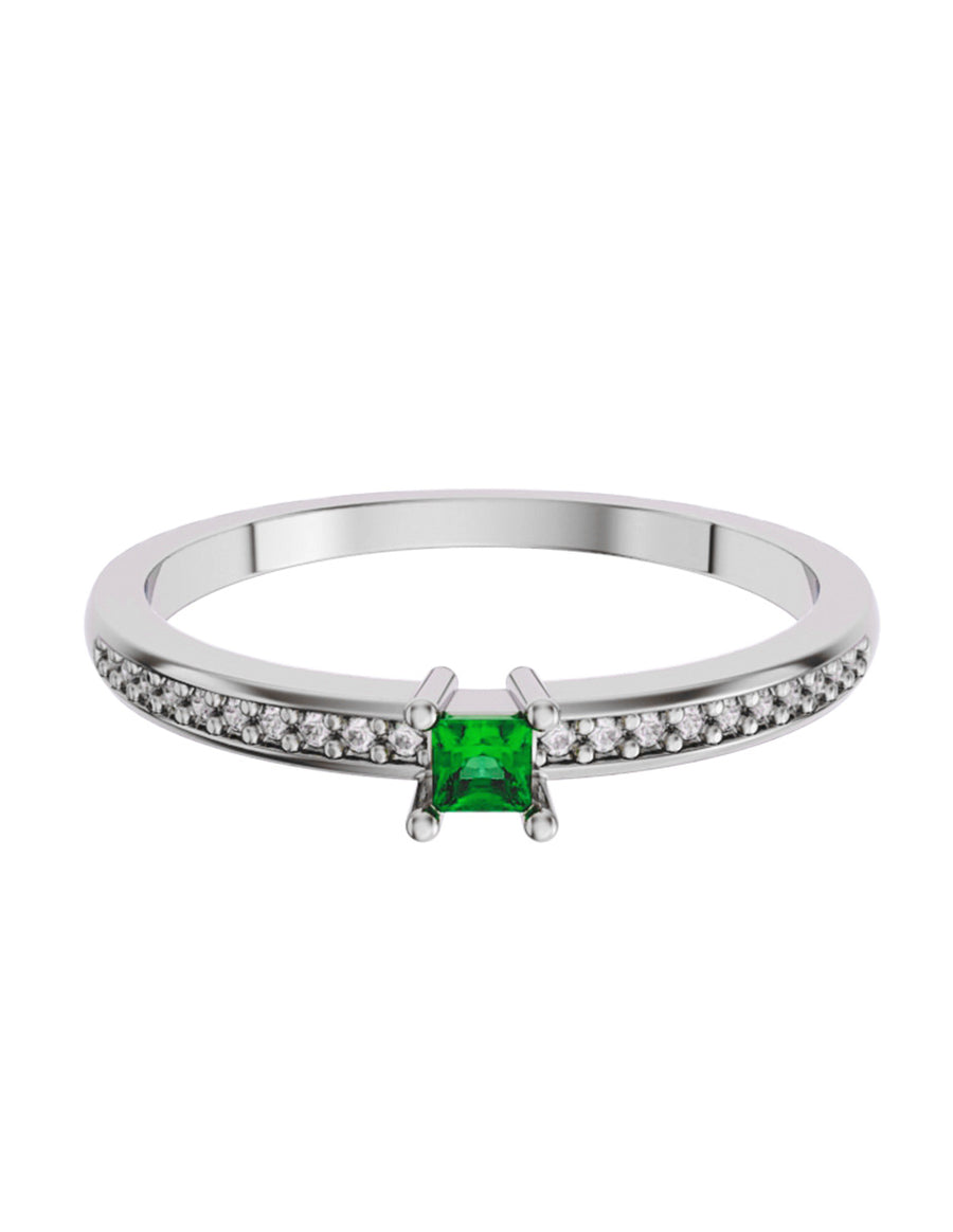 ANILLO DE ORO CON CIRCONIA