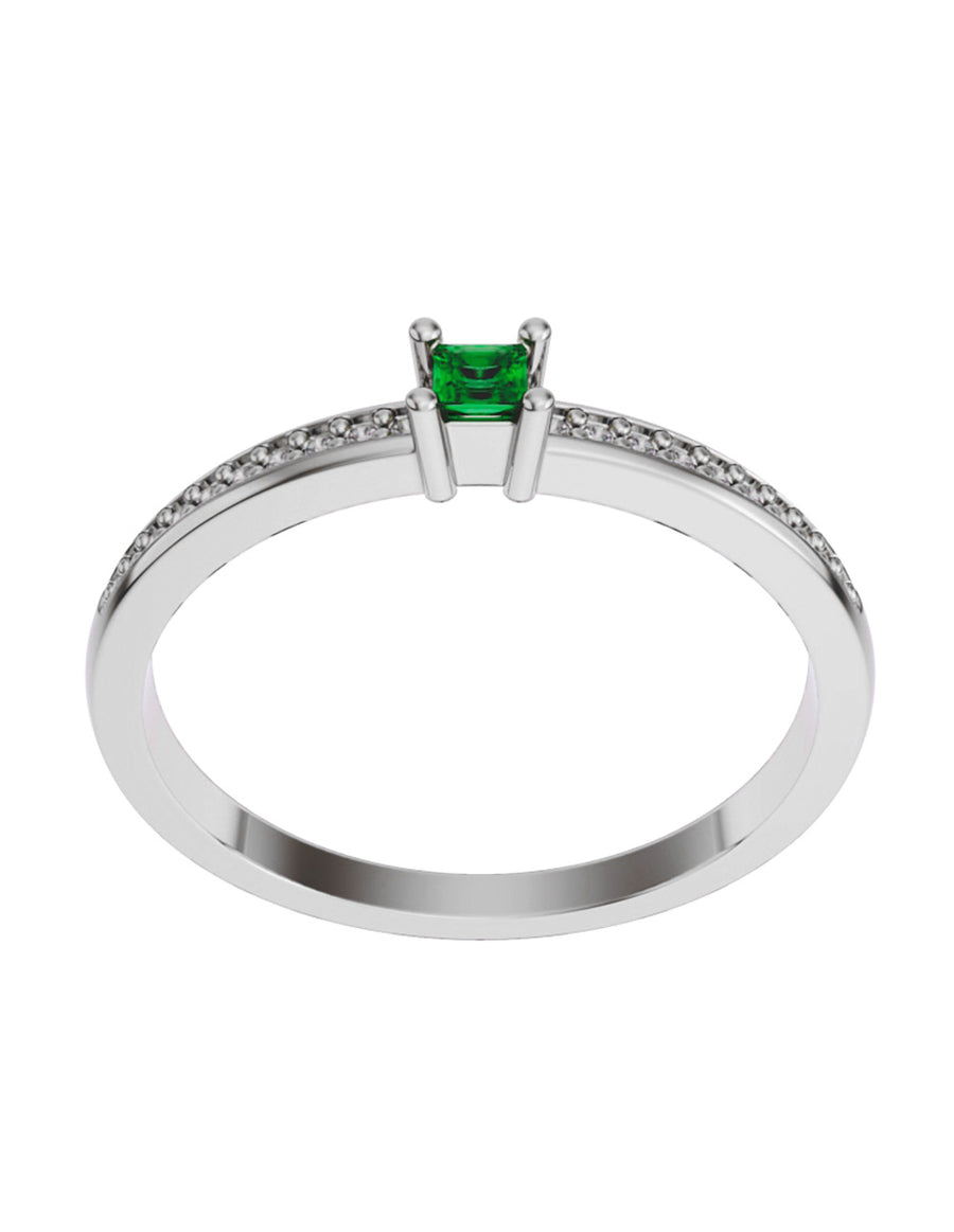 ANILLO DE ORO CON CIRCONIA