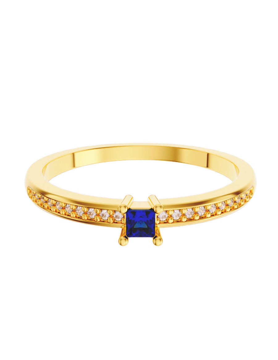ANILLO DE ORO CON CIRCONIA