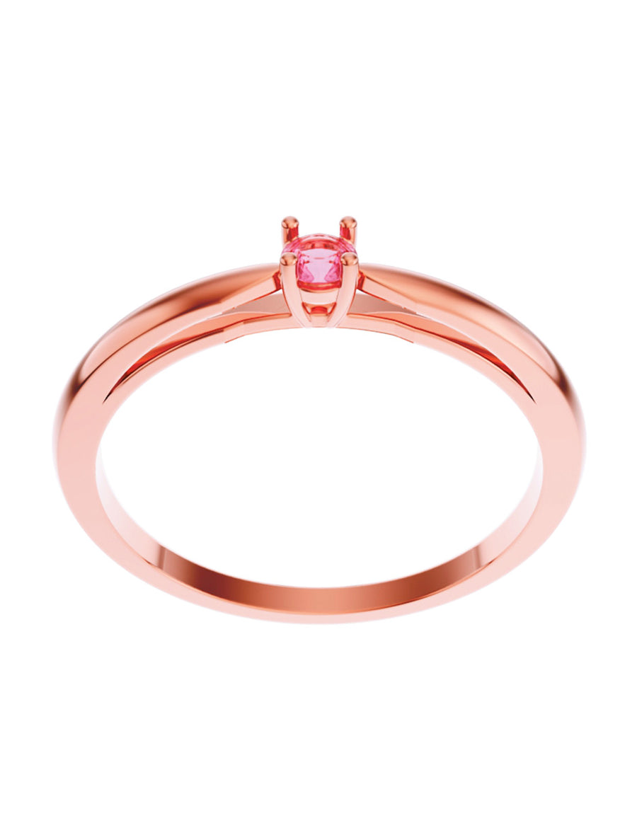 ANILLO DE ORO CON CIRCONIA
