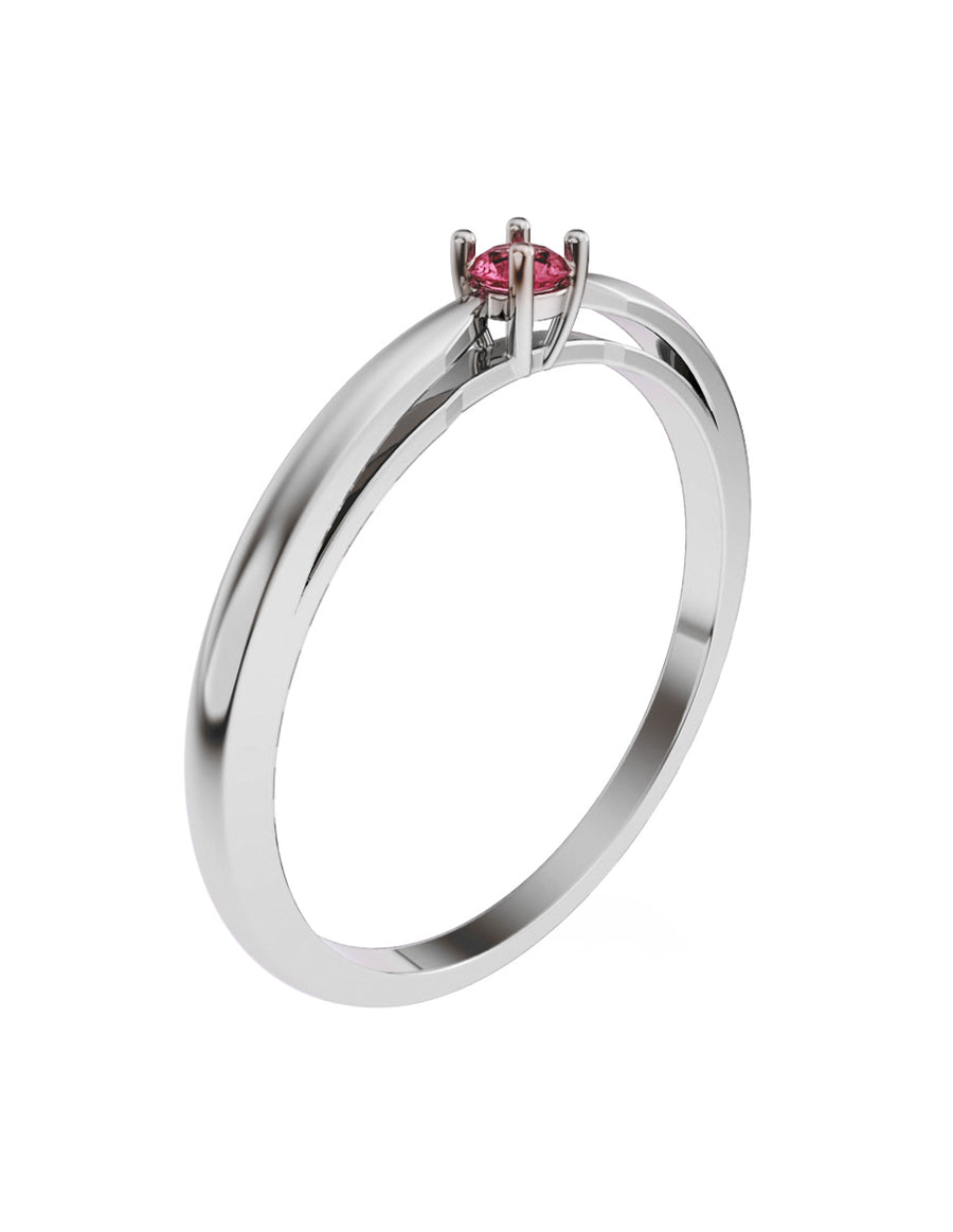 ANILLO DE ORO CON CIRCONIA