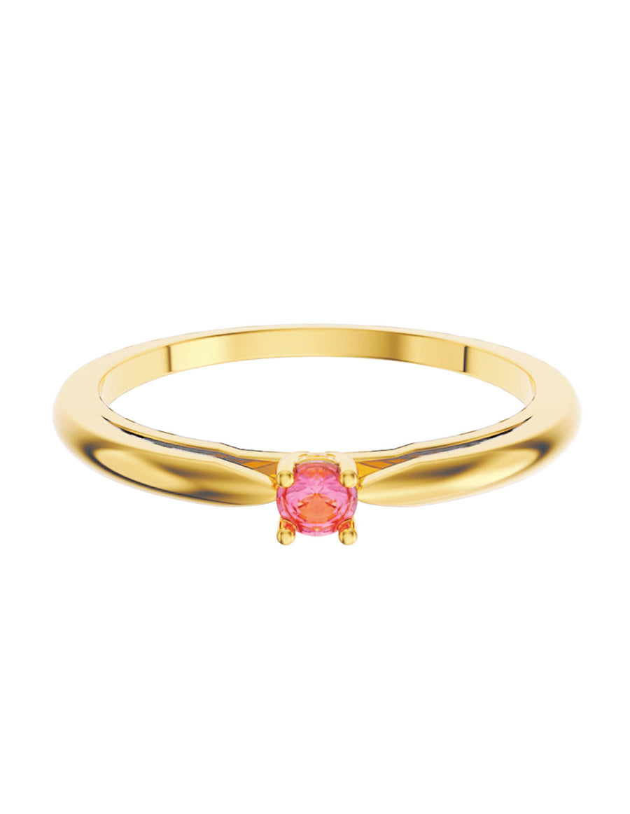 ANILLO DE ORO CON CIRCONIA