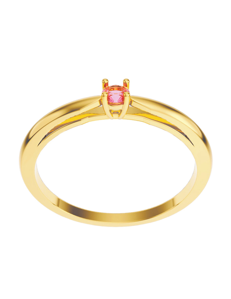 ANILLO DE ORO CON CIRCONIA