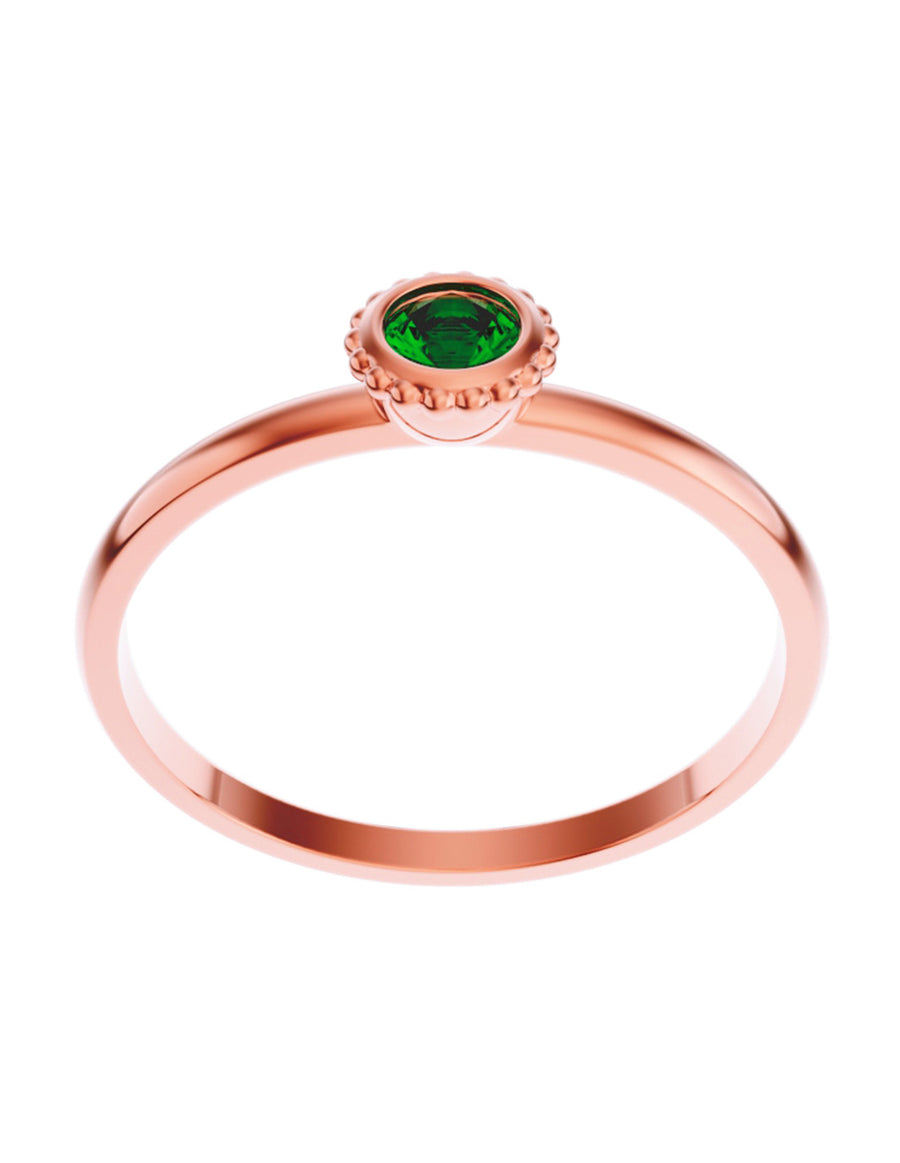 ANILLO DE ORO CON CIRCONIA
