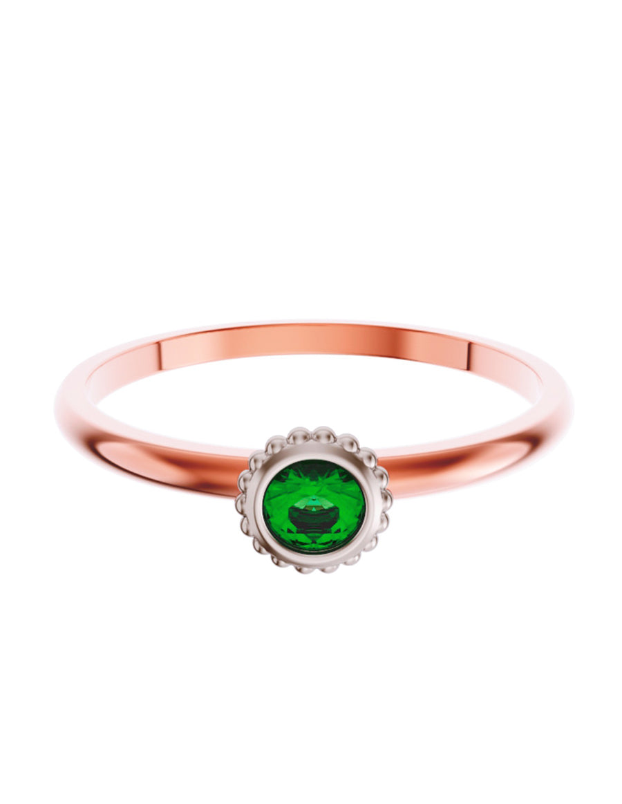 ANILLO DE ORO CON CIRCONIA