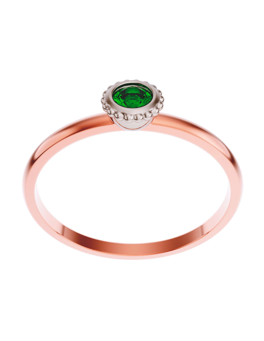 ANILLO DE ORO CON CIRCONIA