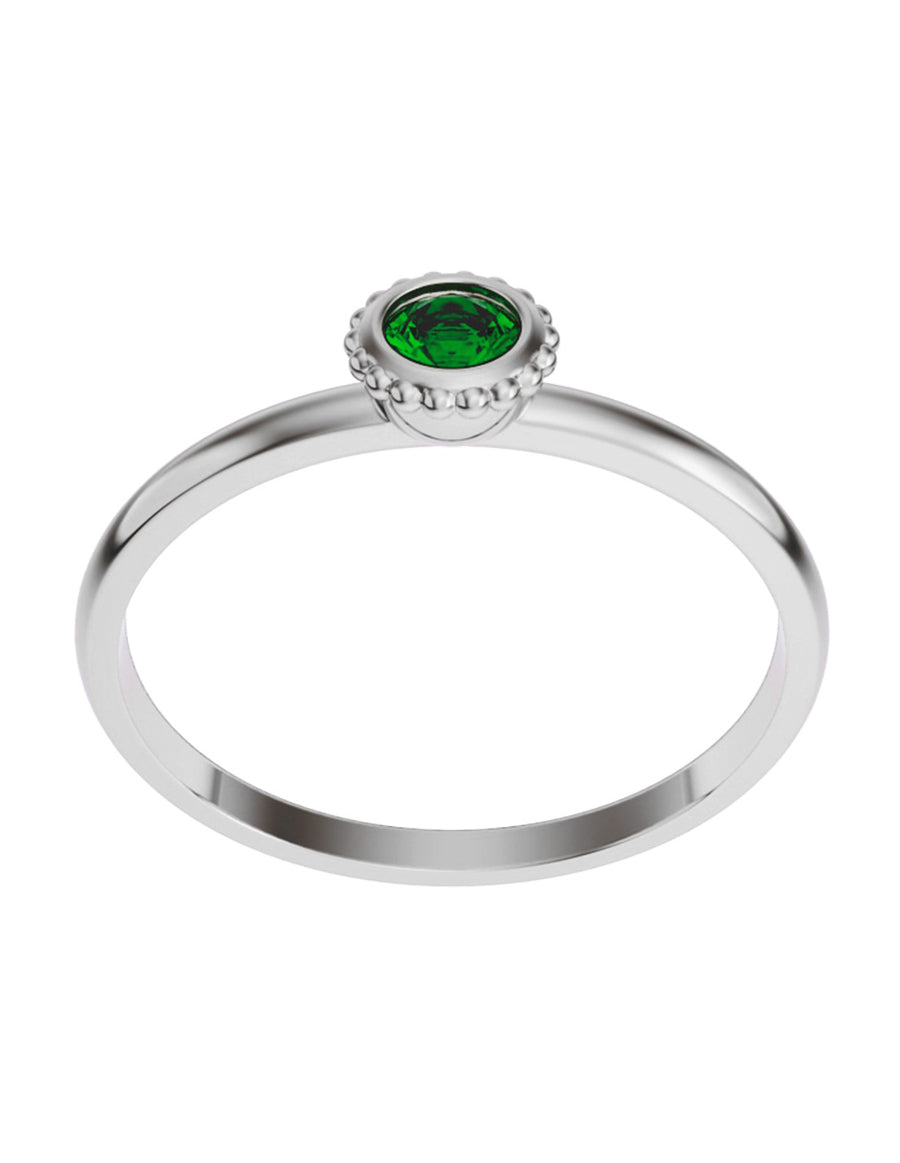 ANILLO DE ORO CON CIRCONIA