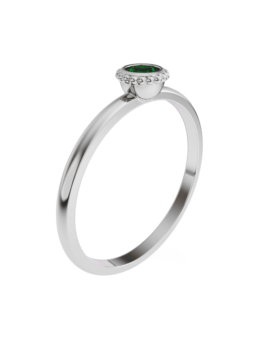 ANILLO DE ORO CON CIRCONIA