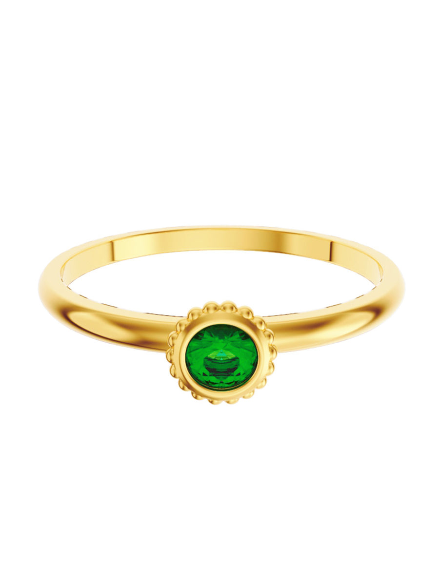 ANILLO DE ORO CON CIRCONIA