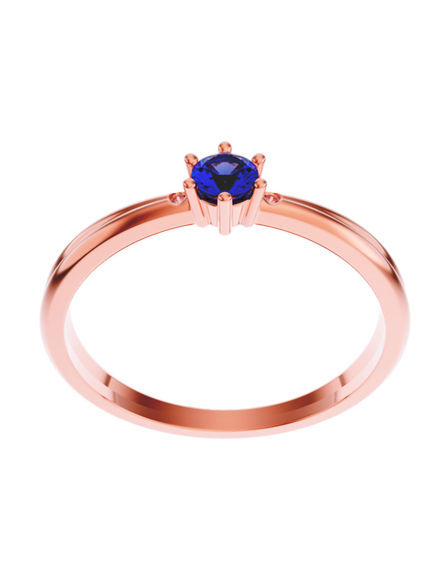 ANILLO DE ORO CON CIRCONIA