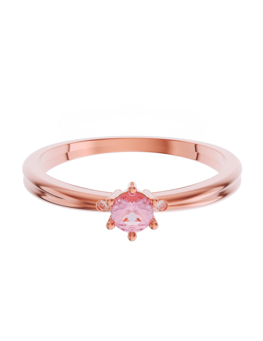 ANILLO DE ORO CON CIRCONIA