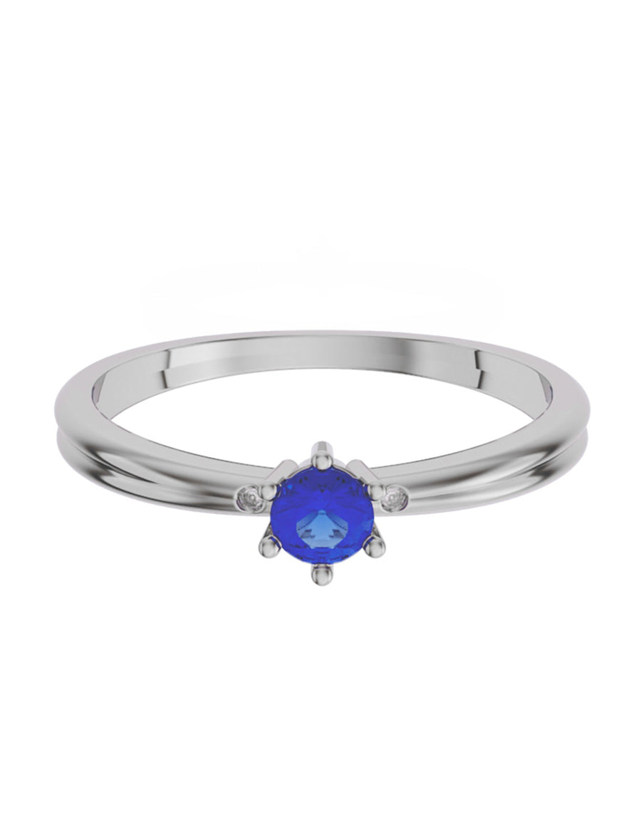 ANILLO DE ORO CON CIRCONIA
