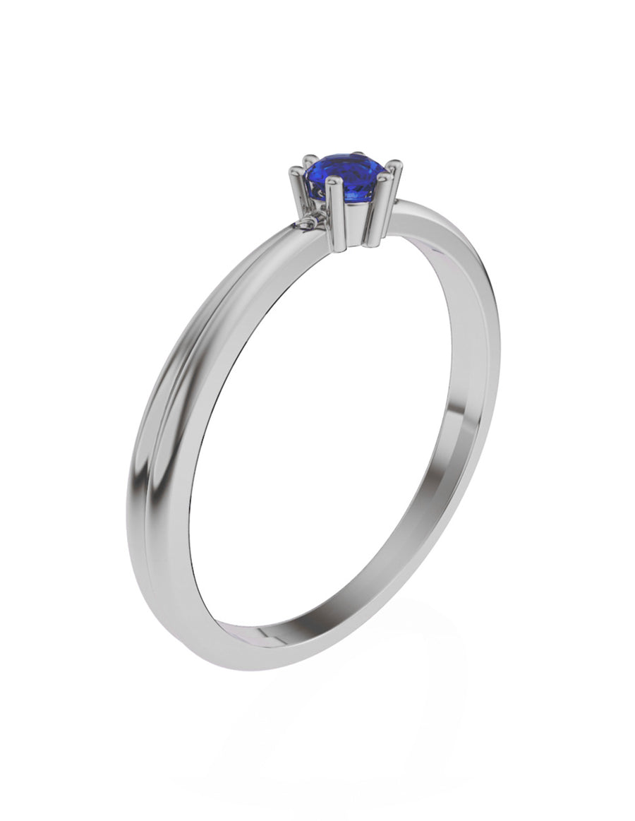 ANILLO DE ORO CON CIRCONIA