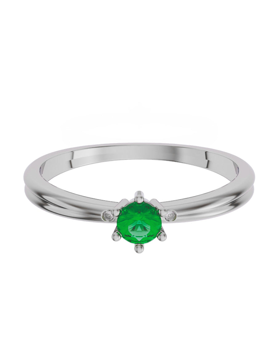 ANILLO DE ORO CON CIRCONIA