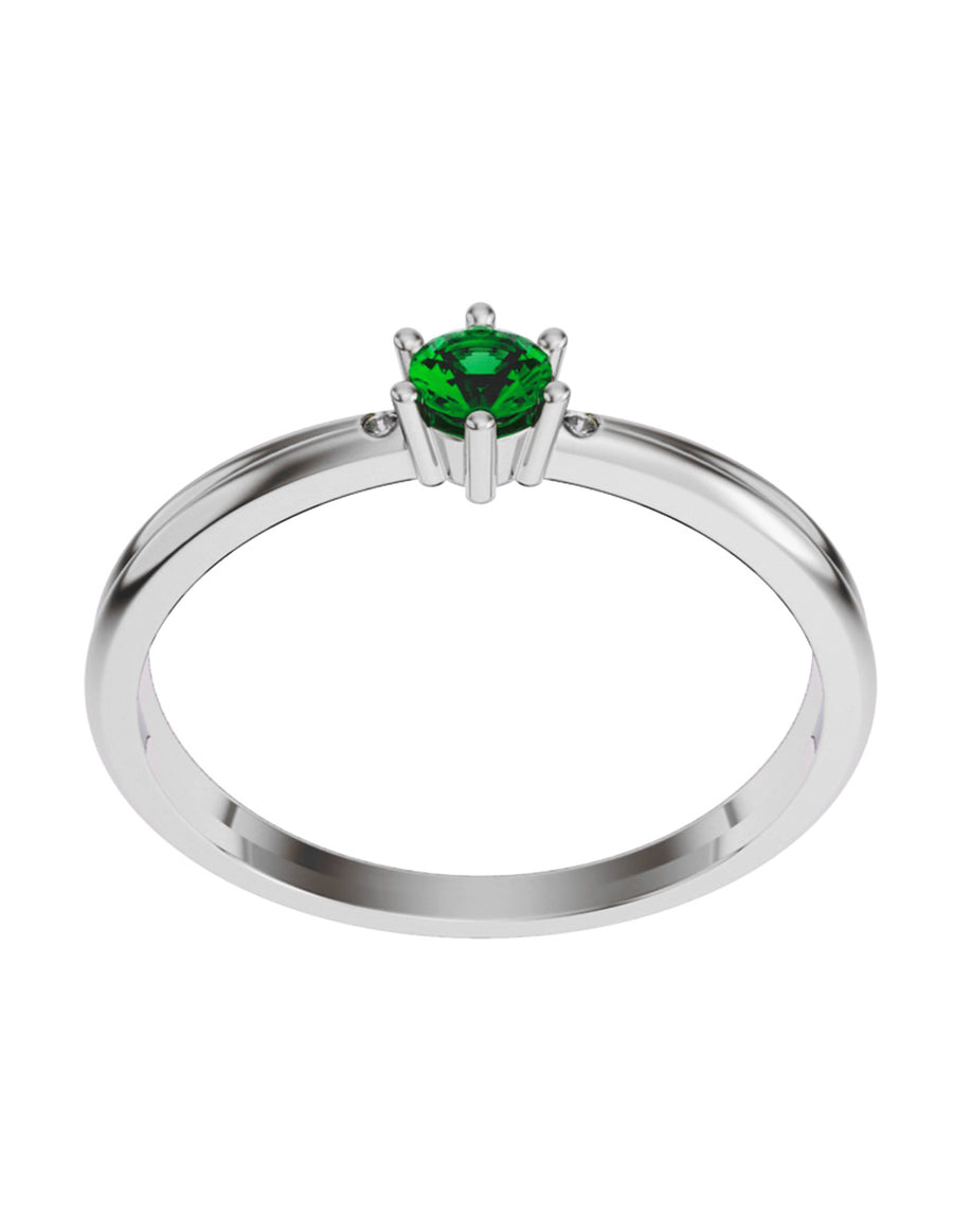 ANILLO DE ORO CON CIRCONIA